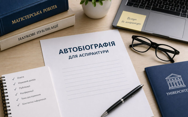 Автобіографія для аспірантури